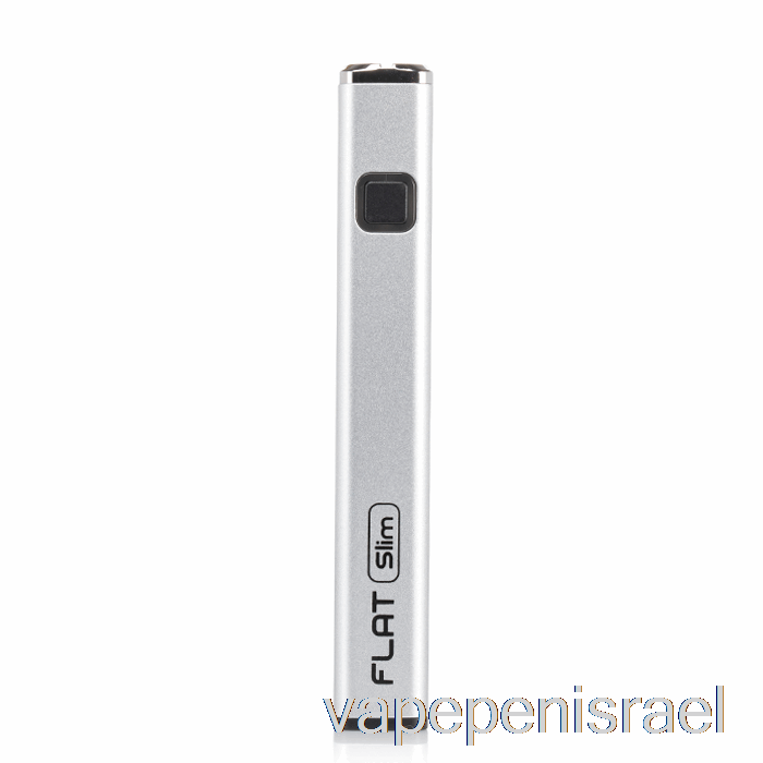 חד פעמי Vape Israel Yocan Flat Slim 350mah סוללה כסף